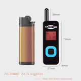 1PC Mini Walkie Talkie with LCD for Hair Salon Beauty Parlor Repair Shop 2W Mini Ham Two Way Radios Better Than Baofeng UV-5R 5W