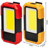 1/2PCS LED Work Light, Magnetic Base & Clip Battery COB Flashlight Bright Handled Work Lamp For Car Repairing Camping