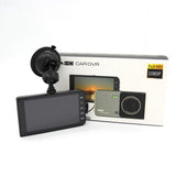 4 Inch LCD 1080P HD DVR Car Camera Dual Lens 170 Degree Wide Angle Driving Recorder Dash Cam Car DVR Camera Support Reversing