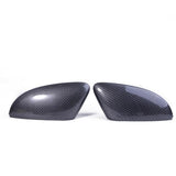 Left&amp;Right Carbon Fiber Wing Mirror Cover Cap Fit For VW Beetle Cabrio 2012-2017 Jetta MK6 5C6857538A/537A