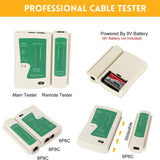 RJ45 Crimp Tool Kit For Cat5 Cat5e Cat6 Modular Plug Connectors, RJ-11, 6P/RJ-12, 8P/RJ-45 Network Crimp Tool