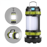 ZK20 Portable LED Camping Light Working Light Outdoor Tent Light   Handheld Flashlight USB Rechargeable Waterproof Search Light