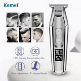 Kemei Shaver Wireless Rechargeable Electric Clipper Electric Shaver Men's Trimmer Styler Precision Trimming Machine Haircut Tool
