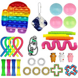 Fidget Toys Pack Anti Stress Set Kawaii Gift Toys Box Children Simple Dimple Antistress Relief Figet Toys Pakket Kit Dropship
