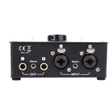 Alctron DMC01 passive monitor controller metal housing tiny and compact for studio recording,live stream and broadcasting radio
