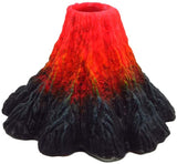 Aquarium Volcano Fish Tank Bubbler Decorations Resin Volcano Ornament for Aquarium Decoration