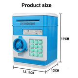 ATM Piggy Bank Automatic Money Rolling ATM Password Money Box Cash Coins Saving Box Creative Children Money Toy Christmas Gift