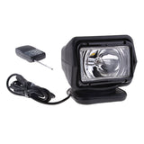 35W Xenon HID Search Work Light Remote Control Black Casing 360 Degree Rotation