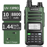 BaoFeng UV-13 PRO Powerful 999 Channel Walkie Talkie CB Radio Long Range Upgrade of UV-5R Portable Radio Hunt City USB Charger