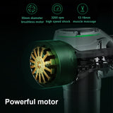Muscle Massage Gun for Athletes Percussion Massager Body Relaxation Pain Relief Handheld Deep Tissue Massage Gun LCD Display