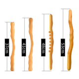 4 Pcs Guasha Scraping Stick for Back Shoulder Neck Waist Leg Massage Tools Made From Natural Wood Fast Large Area