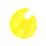 30Pcs Mini Plastic Finger Ring Nail Art Palette Painting Drawing Pigment Holder Plates Case Manicure Tool