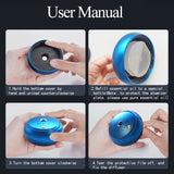 Car Aroma Diffuser Essential Oil Scent Machine Intelligent USB Car Air Freshener Aluminum Alloy Timing Air Purifier Nebulizer