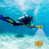 MD-790 Underwater Metal Detector Treasure Finder Outdoor Treasure Finder IP68 Waterproof Grade LED Light Vibrations Alarm