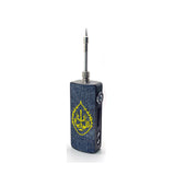 USB Adust 5-80W Electric Soldering Irons Wireless Mobile Portable Internal Heating Soldering Station 2500MAH 70*33*23MM Sliver