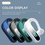 Bluetooth-compatible Headset With Charging Bin True Stereo Hanging Type Business Model Battery Display Long Standby Headphones