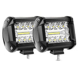 120W LED Bar Offroad Spot Flood Combo  4x4 LED Light Bar/Work Light for Truck Car SUV 4WD Boat ATV Barra LED Headlights 12V 24V