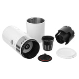 200ml Electric USB Capsule Coffee Cup Portable  Coffee Machine with Built-in Filter Handheld Coffee Grinder For Home Travel