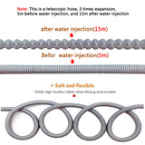 16FT-150FT High Pressure Garden Hose Expandable Magic Flexible hose Foam pot Spray Gun Car Wash Water Pipe Hoses Irrigation Tool