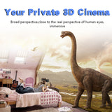 VR Virtual Reality 3D Glasses Box For Movie Games VR Headset Helmet For IOS Android Smartphone Binoculars With Bluetooth Rocker