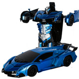 Transformation Robots Electric RC Car Sports Vehicle Model Toys Remote Outdoor RC Deformation Cars Kids Toys Boy Birthday Gift