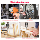 Cordless Brushless Impact Wrench 1/2 Inch 380Nm High Torque 4.0A Li-ion Battery Variable Speed with Carry Box Socket