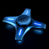 Fidget Spinner Adult Antistress Hand Spinner Toy with Luminous Rotation Metal Gyroscope Glowing Stress Reliever Spinning Top Toy