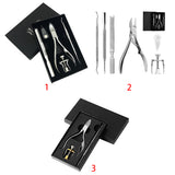 Manicure Toe Nail Clipper Cutter Tool Corrector Fixer Pedicure Set Dead Skin Trimmer Foot Care For Ingrown Cuticle Remover Kit