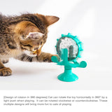 Interactive Cat Toy Treat Leaking Rotatable Wheel Toy for Cats Kitten Dogs Pet Products Accessories