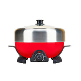 Electric Hot Pot 2L Household Electric Grill Pans Non-stick Barbecue Pan 800W 220V Multi-function Food Cooking Machine Cooker
