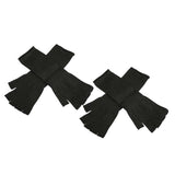 2 Pairs Cut Resistant Safety Sleeves 5 Levels Prevent Scratches Arm Protection Sleeves with Finger Holes Arm Guards