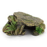 Turtle Reptile Habitat Hiding Caves Aquarium Fish Tank Amphibious Vivid Safe Shelters Basking Stone Aquarium Decor Ornaments