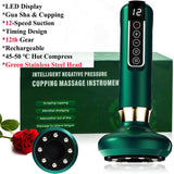 Electric Cupping Therapy Set Rechargeable Cupping Gua Sha Massager Anti Cellulite Beauty Health Body Slimming Scraping Massager