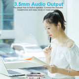Portable CD Player Support TF Card Multi-function Player Built-in Speaker With 3.5mm Headphone Jack Music Player Digital Display