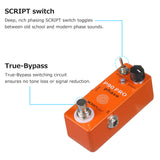 MOSKYaudio P90 PRO PHASE Phaser Pedal Guitar Effects Single Mini Vintage Phaser Pedal Effect Pedal Guitar Accessories