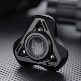 Fox Fidget Spinner EDC Metal Stress Reliever Toys Triangular Aluminum Alloy Hand Spinner Relieve Anxiety Decompression Toys