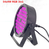 Led par lights 54x3W DJ Par LED RGBW Wash Disco Light 54x4W RGB 3in1 Windmill Color uv light DMX Controller effect light