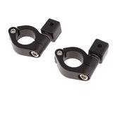 Matte Black LED Light Bar Mounting Bracket Kit Light Bar Clamp Mounting Kit  Suitable for Motorcycle Handlebars Crash Bars
