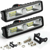 1 Pair 48W DRL LED Spot Flood Work Light Worklight 12V 24V Led Work Lights For Off Road Vehicle Lada Truck SUV ATV Car Trucks