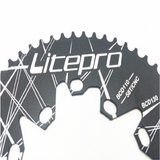 Folding Bike 130/110 BCD Double Oval Disc Chainring  Litepro Chainwheel Aluminum Alloy Cycling Parts