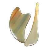 Facial Massage Guasha Board Natural Ox Horn Gouache Scraper Face Eye Lift Body Skin Relaxation Slimming Beauty Neck Thin Lift
