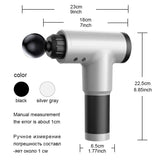 Massage Gun Muscle 6 Speeds Electric Body Massager black Vibrating Massager For Muscles MG57004