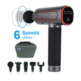 Massage Gun Muscle Stimulator 30 Speeds Body Massager Black Phoenix a2 Gun Massage MG47091