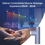 Mini Massage Gun Electric Body Massager 3 Heads Electric Gun Massage Muscle MG51013
