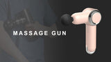 Muscle Massage Gun Mini Body Massage Usb Charging Gun Massage Relaxation Muscle 3heads Foldable MG47210