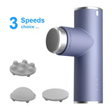 Mini Massage Gun Electric Body Massager 3 Heads Electric Gun Massage Muscle MG51013