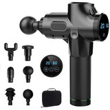 Massage pistol 30 Speeds Lcd Massage Gun Muscle Black Gun Massage MG47229