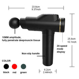 Massage Gun Lcd 8 Heads Muscle Stimulator Electric Body Massager Green Lcd Display Massage Gun Deep MG55011