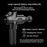 Lcd  Massage Gun Muscle Stimulator 30 Speeds Body Massager Black  Phoenix a2 Massage Gun MG45091