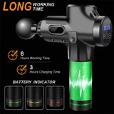 Massage pistol 30 Speeds Lcd Massage Gun Muscle Black Gun Massage MG47229